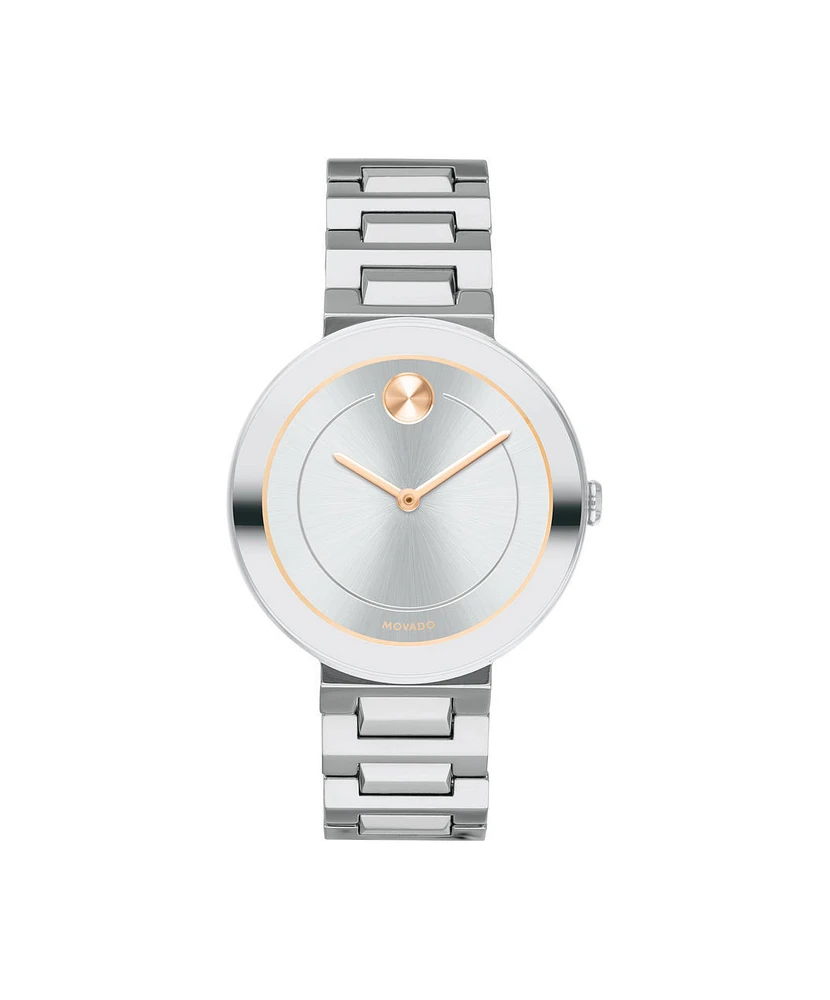 MOVADO BOLD Silver Dial 34MM Quartz