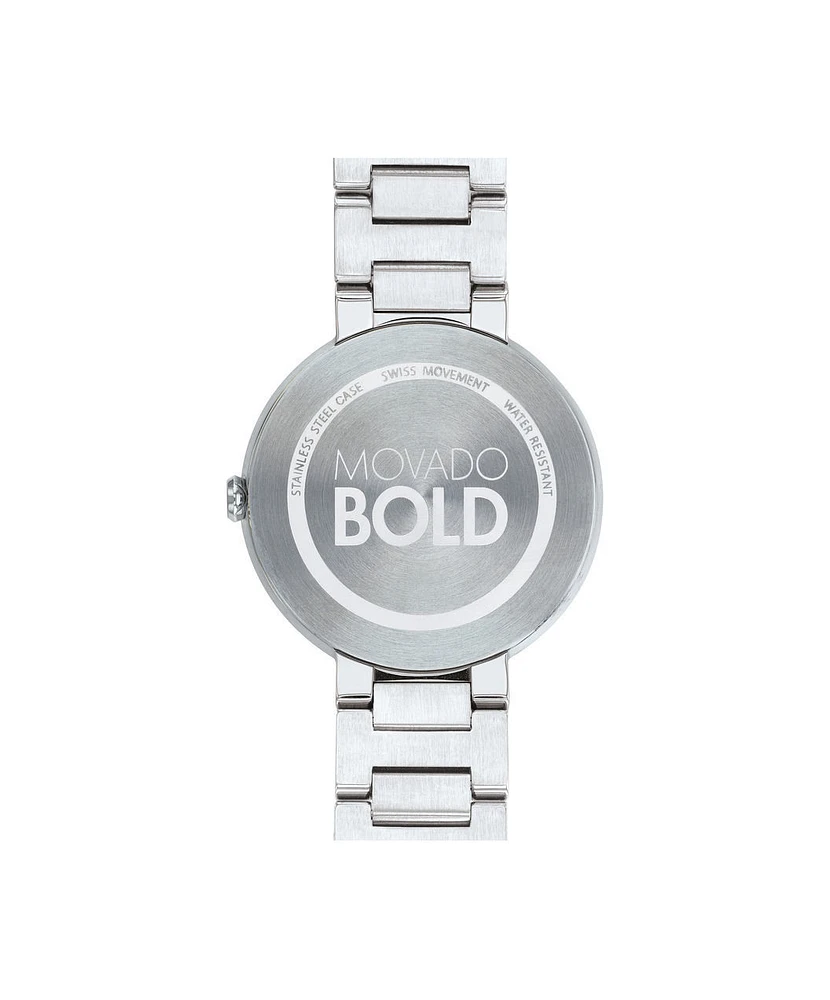 MOVADO BOLD Silver Dial 34MM Quartz