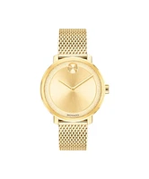 MOVADO BOLD Gold Dial 34MM Quartz 3600580