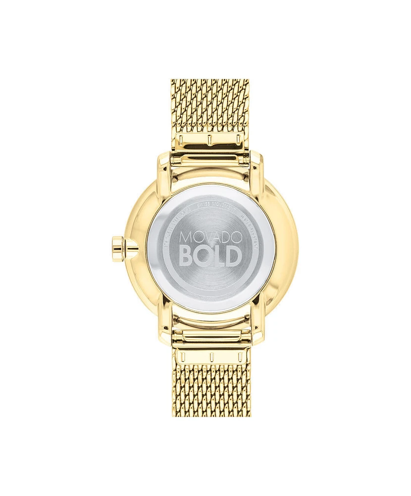 MOVADO BOLD Gold Dial 34MM Quartz 3600580