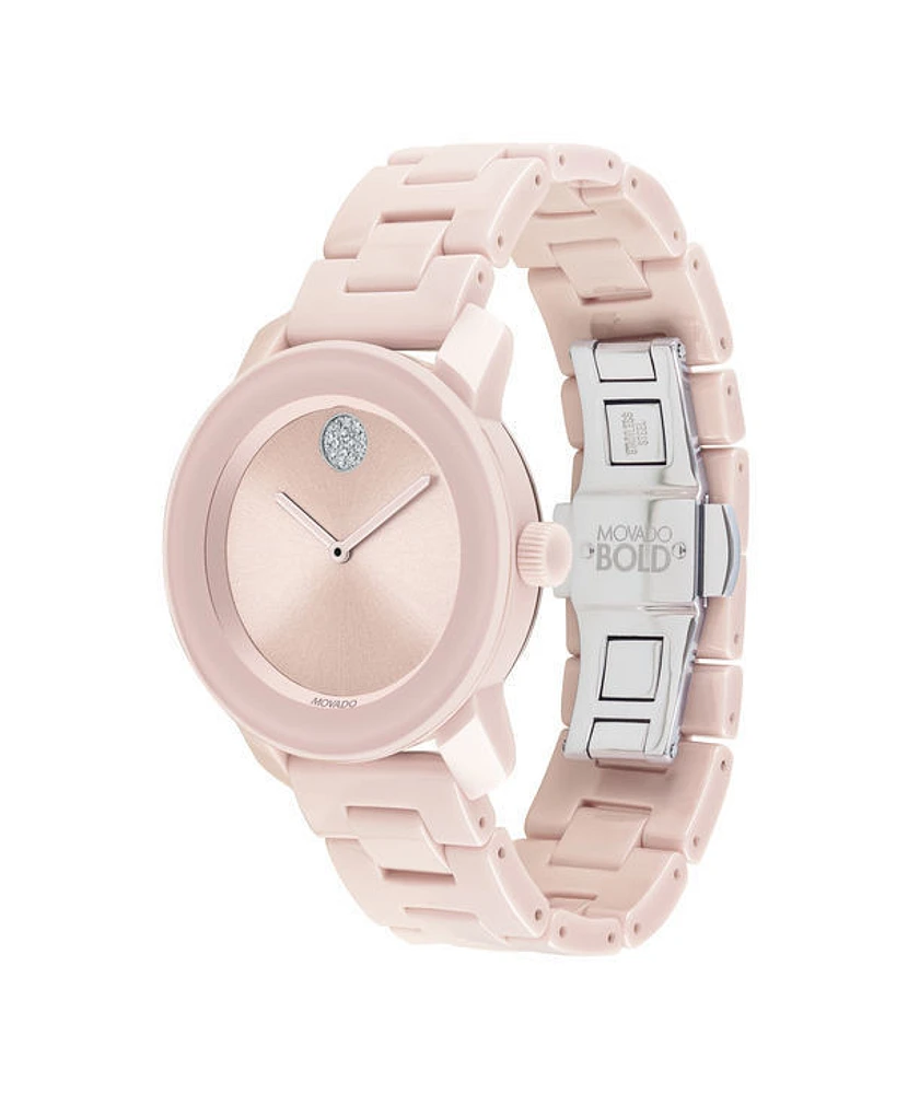 MOVADO BOLD Pink Dial 36MM Quartz 3600536