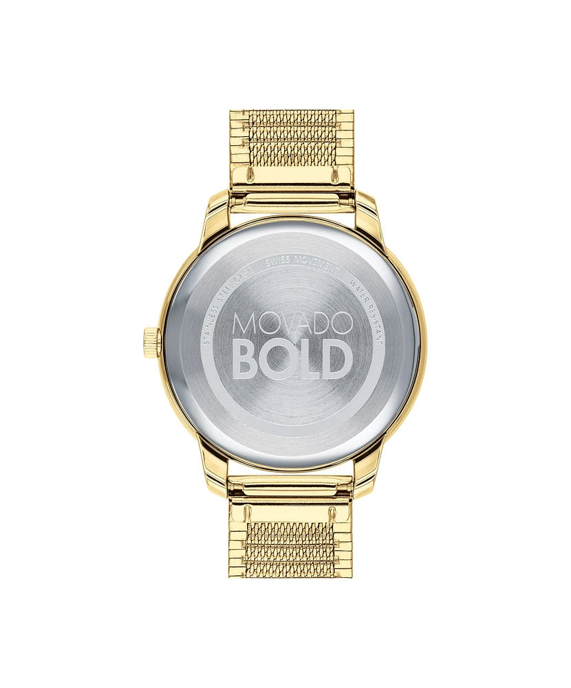 MOVADO BOLD Gold Dial 35MM Quartz 3600598