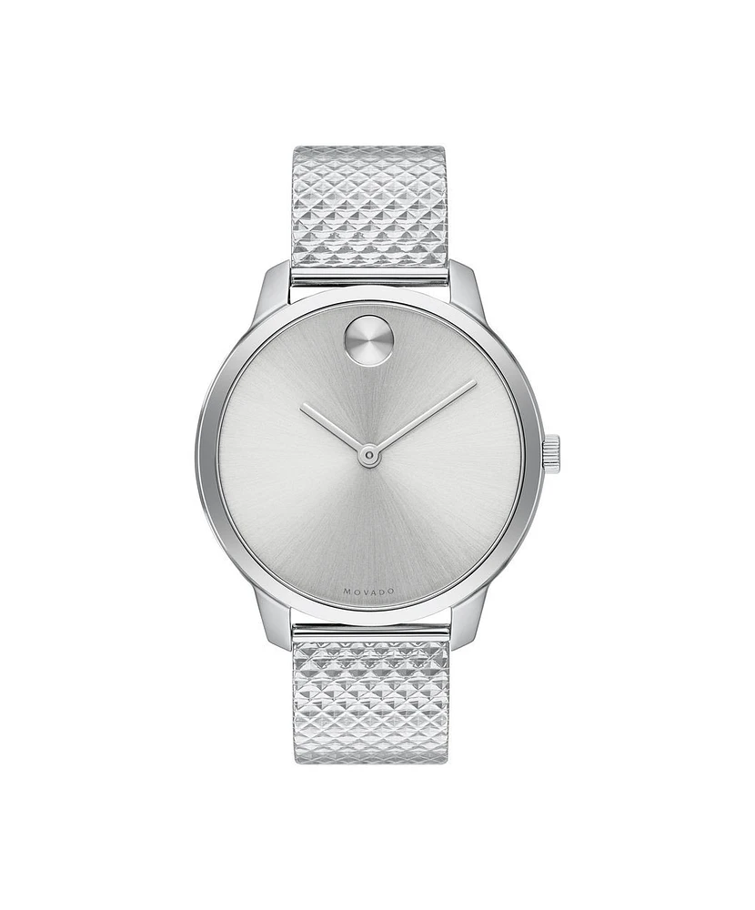 MOVADO BOLD Silver Dial 35MM Quartz 3600595