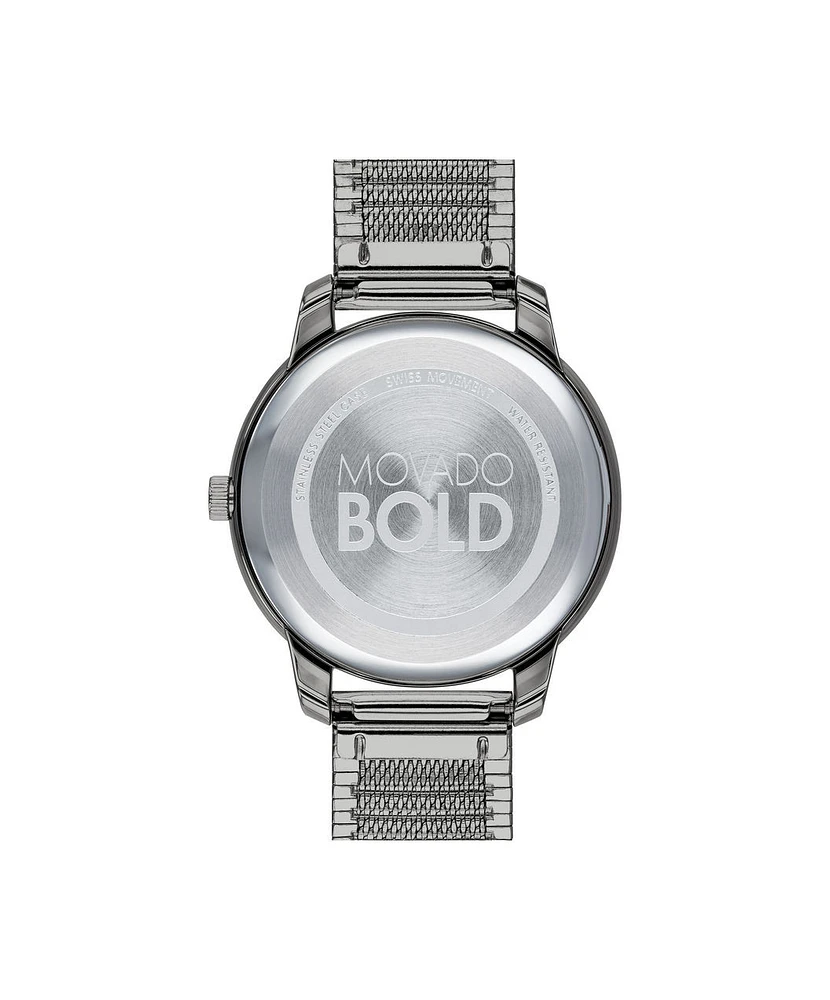 MOVADO BOLD Grey Dial 35MM Quartz 3600597