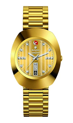 The Original Automatic Diamonds Gold Dial 35MM R12413703