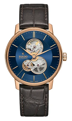 Coupole Classic Open Heart Navy Blue 41MM Automatic R22895215