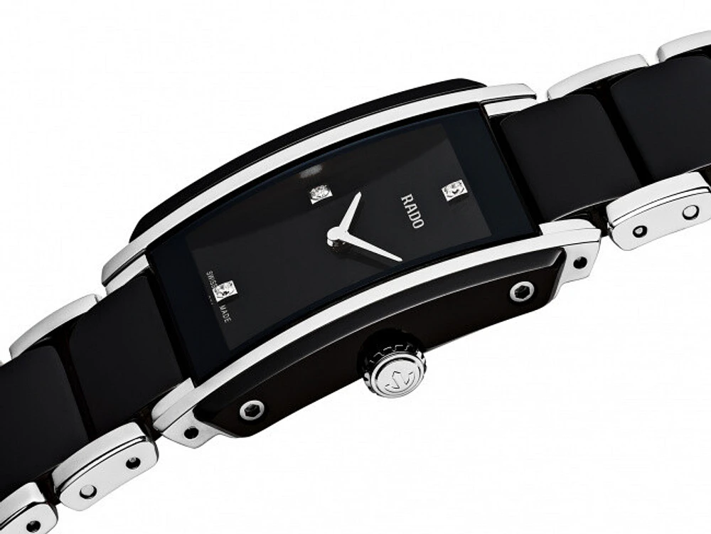 Integral Diamonds Black Dial 23MM Quartz R20613712