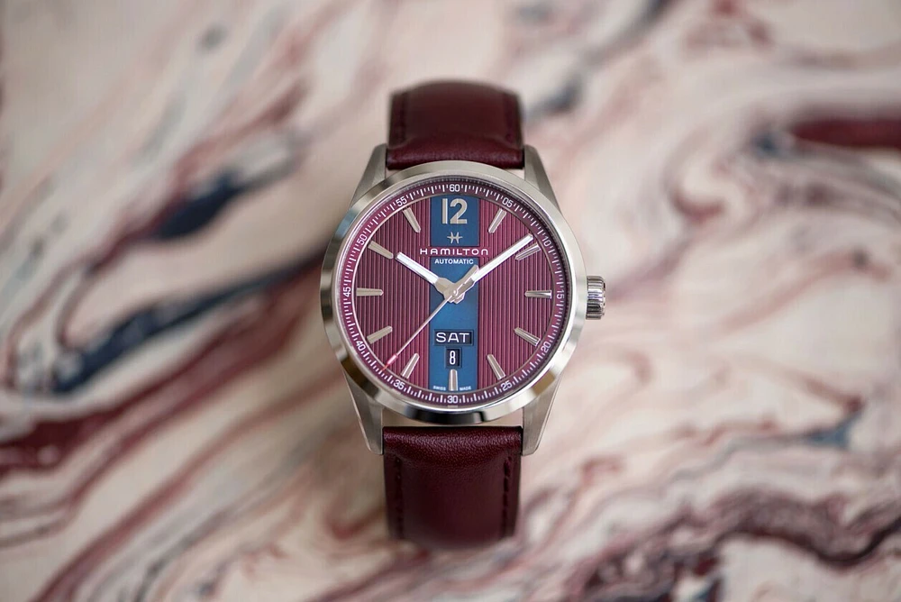 Broadway Aubergine Dial 42MM Day Date Automatic H43515875