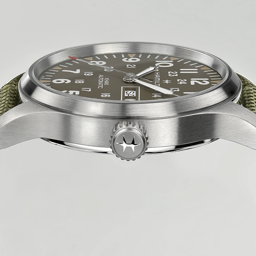 Khaki Field Grey Dial 42MM Day Date Automatic H70535081