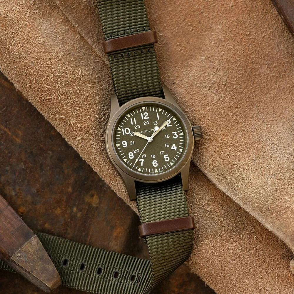 Khaki Field Green Dial 38MM Mechanical H69449961