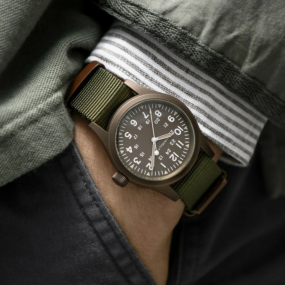 Khaki Field Green Dial 38MM Mechanical H69449961