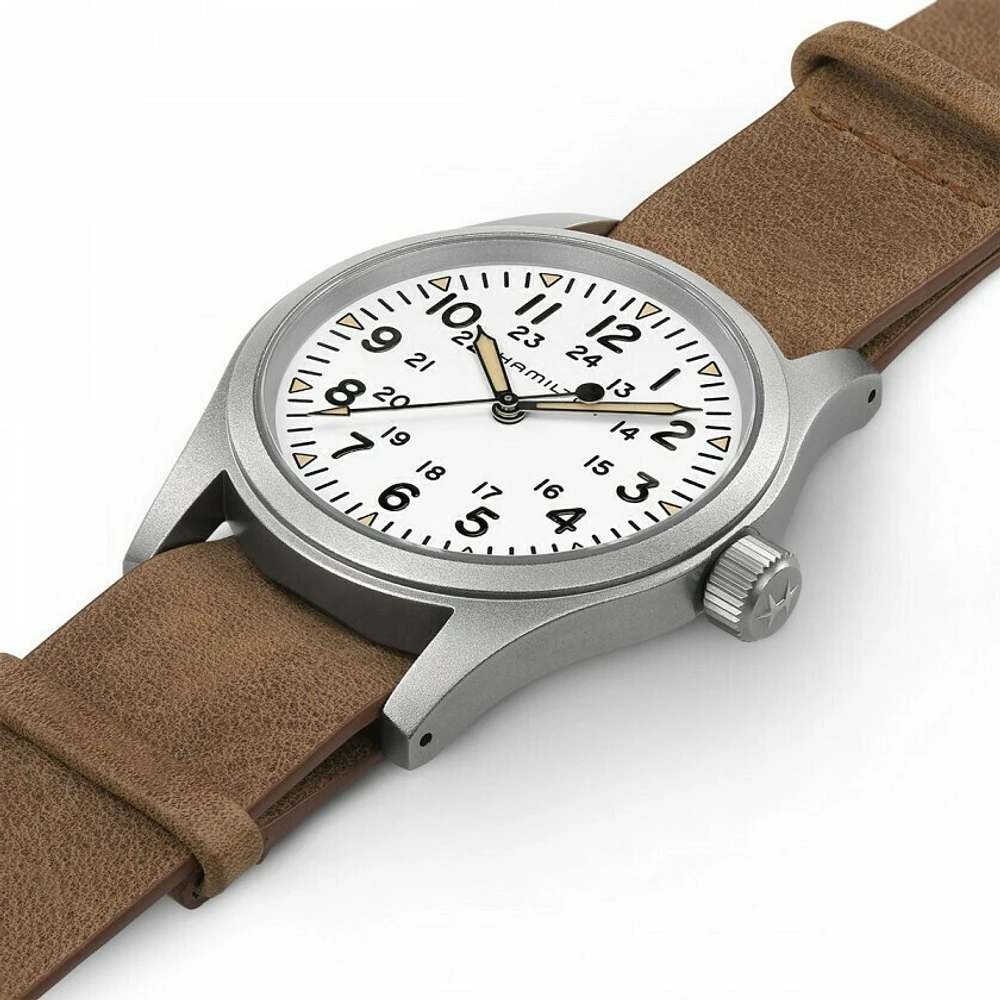 Khaki Field White Dial 38MM Mechanical H69439511