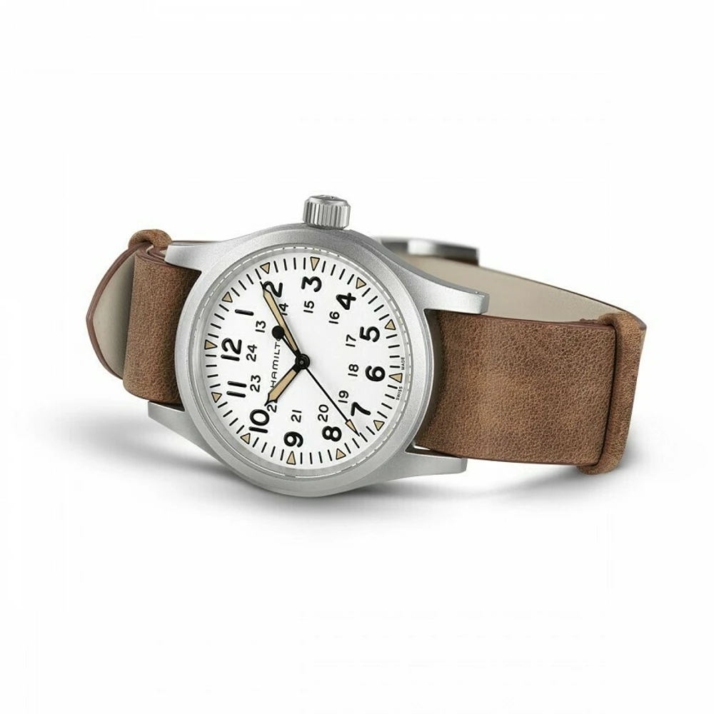 Khaki Field White Dial 38MM Mechanical H69439511