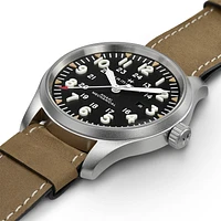 Khaki Field Black Dial 50MM Mechanical H69819530