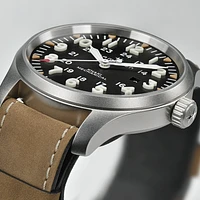 Khaki Field Black Dial 50MM Mechanical H69819530