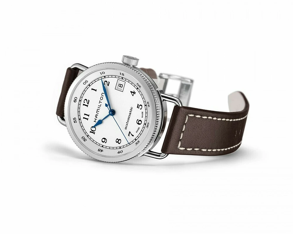 Khaki Navy Pioneer Silver Dial 36MM Automatic H78215553