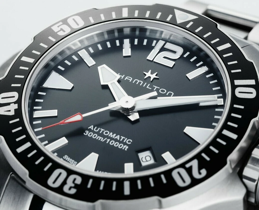 Khaki Navy Frogman Black Dial 42MM Automatic H77605135