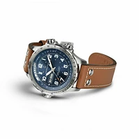 Khaki Aviation Blue Dial 45MM X-Wind Day Date Automatic H77765541