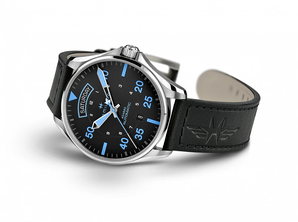 Hamilton Khaki Aviation H64625731 | Swiss Automatic Watch | Kavar Jewellers Brampton