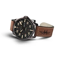 Khaki Pilot Black Dial 46MM Day Date Automatic H64705531