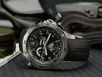 Khaki Aviation Black Dial 45MM World Timer Chronograph Quartz H76714335