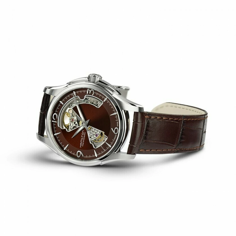 Jazzmaster Brown Dial 40MM Open Heart Automatic H32565595