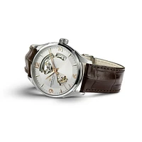 Jazzmaster Silver Dial 42MM Open Heart Automatic H32705551