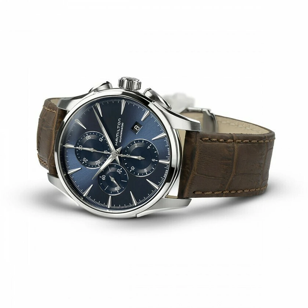 Jazzmaster Blue Dial 42MM Automatic Chrono H32586541