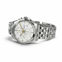 Jazzmaster White Dial 42MM Automatic Chrono H32586111