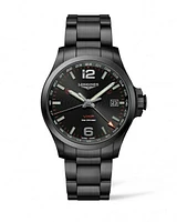 Conquest V.H.P. GMT 43MM Black Dial Quartz L37282566