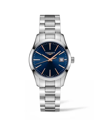 Conquest Classic Blue Dial 34MM Quartz L23864926