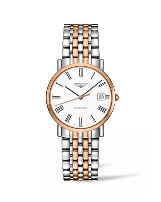 THE LONGINES ELEGANT COLLECTION 34MM STAINLESS STEEL/GOLD CAP 200 AUTOMATIC L48095117