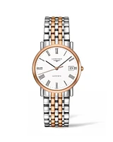 THE LONGINES ELEGANT COLLECTION 34MM STAINLESS STEEL/GOLD CAP 200 AUTOMATIC L48095117