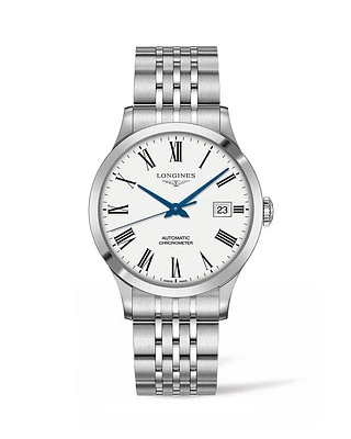 Record Collection White Dial 40MM Automatic L28214116