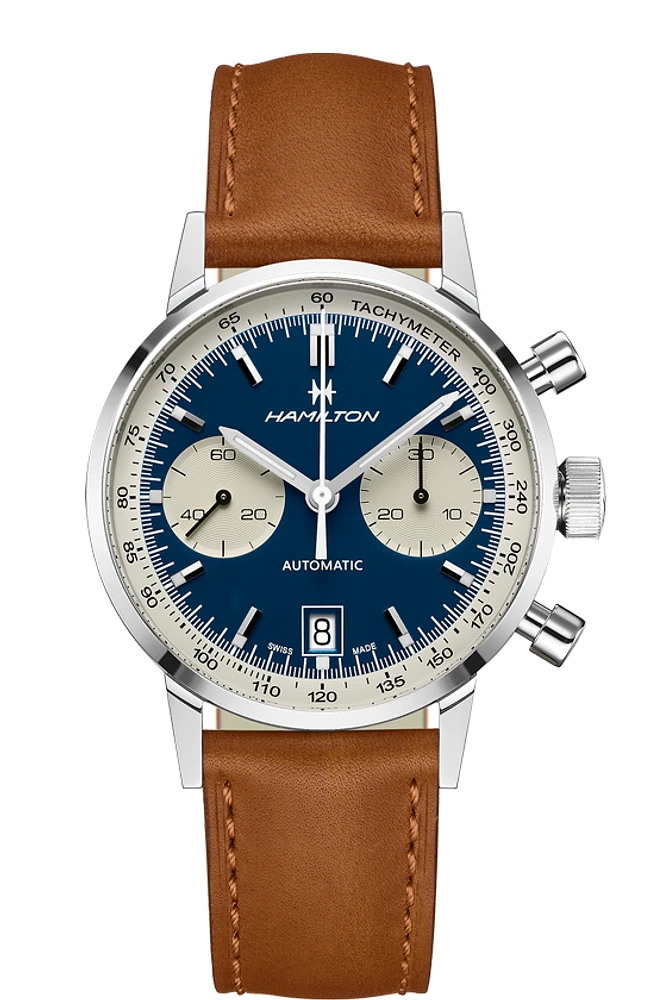 American Classic IntraMatic Blue Dial 40 MM Automatic Chrono H38416541