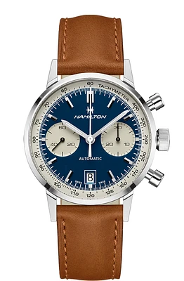 American Classic IntraMatic Blue Dial 40 MM Automatic Chrono H38416541