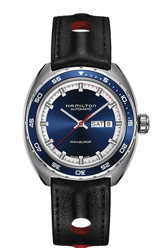 American Classic Pan Europ Blue Dial 42MM Automatic H35405741