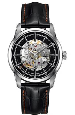 American Classic Railroad Skeleton  Black Dial 42MM Automatic H40655731