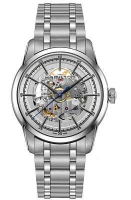 American Classic Railroad Skeleton  Silver Dial 42MM Automatic H40655151