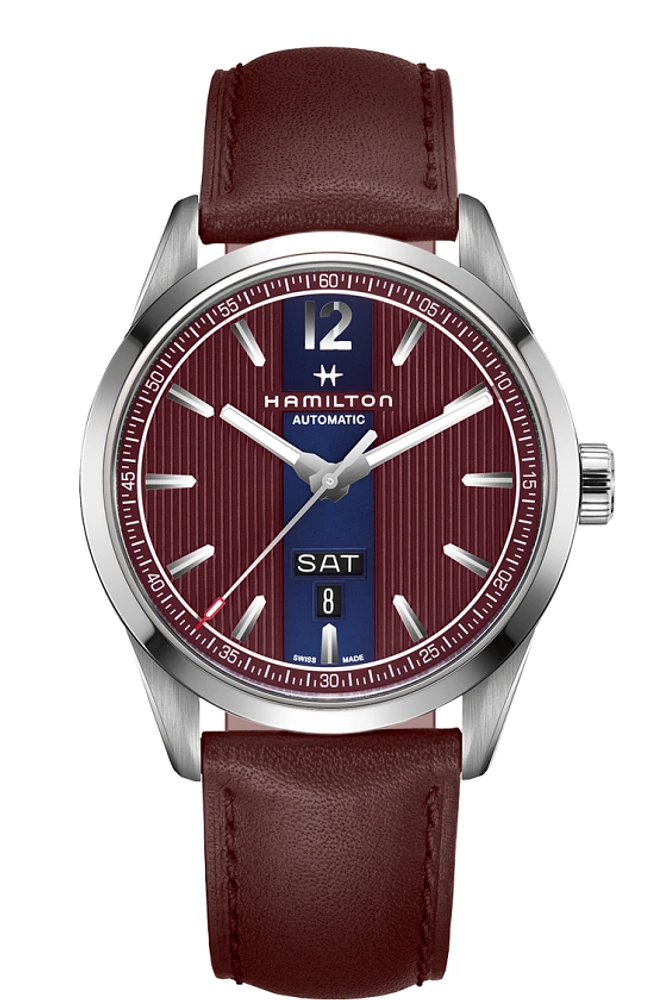 Broadway Aubergine Dial 42MM Day Date Automatic H43515875