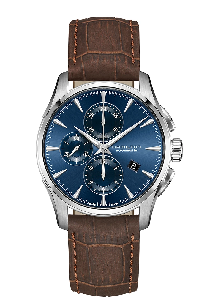 Jazzmaster Blue Dial 42MM Automatic Chrono H32586541