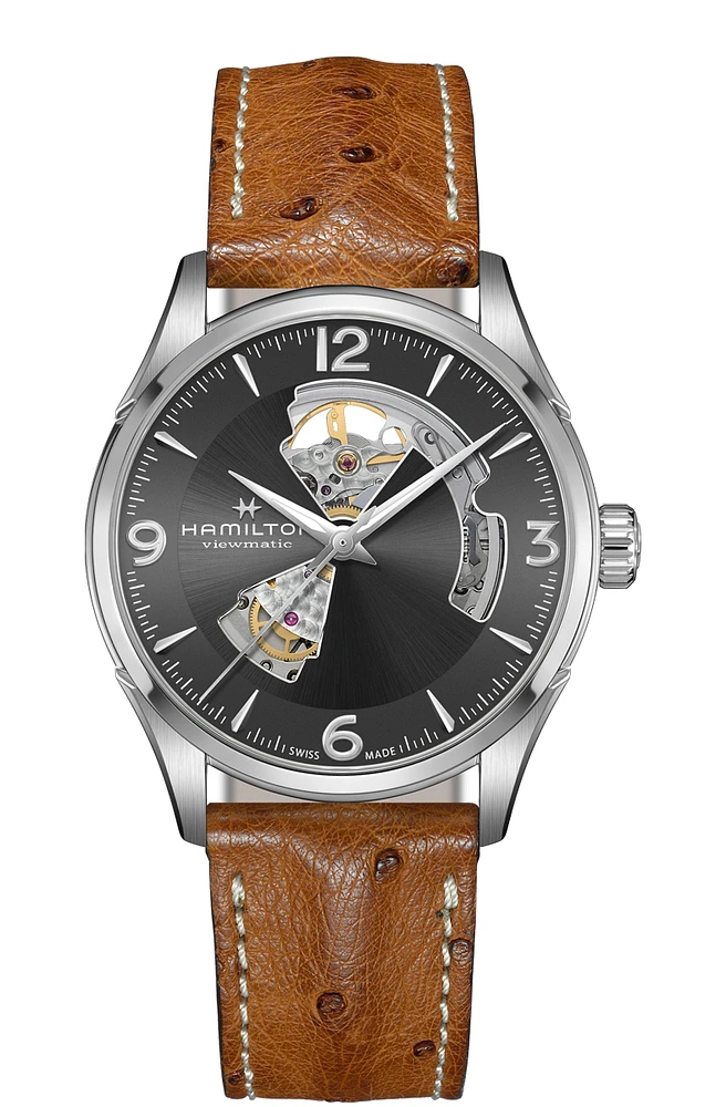 Jazzmaster Grey Dial 42MM Open Heart Automatic H32705581