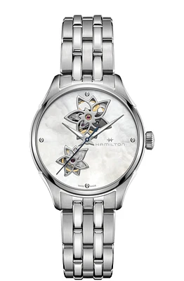 Jazzmaster Mother of Pearl Dial  34MM Open Heart Automatic H32115192