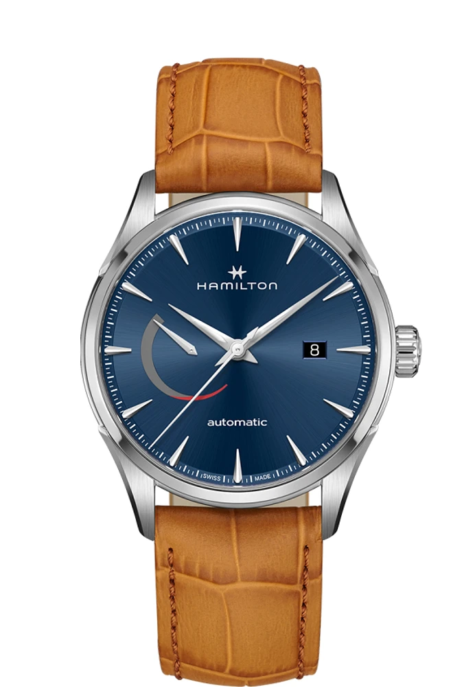 Jazzmaster Power Reserve Blue Dial 42MM Automatic H32635541