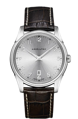 Jazzmaster Silver Dial 42MM Thinline Quartz H38511553