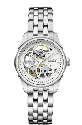 Jazzmaster White Dial 36MM Viewmatic Skeleton Automatic H32405111