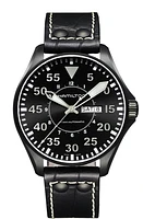 Khaki Aviation Black Dial 46MM Day Date Automatic H64785835