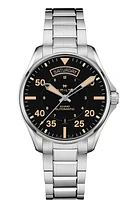 Khaki Aviation Black Dial 42MM Day Date Automatic H64645131