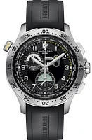 Khaki Aviation Black Dial 45MM World Timer Chronograph Quartz H76714335