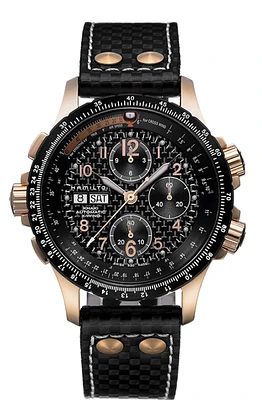 Khaki Aviation Black Dial 44MM X-Wind Automatic Chronograph H77696793